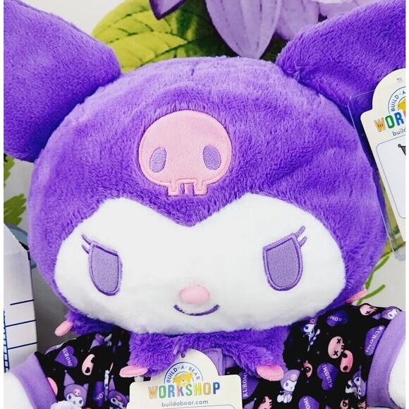 Build A Bear Sanrio 16" KUROMI, BAKU Mini 8" Hello Kitty Sleeper Plush Christmas - Picture 8 of 16